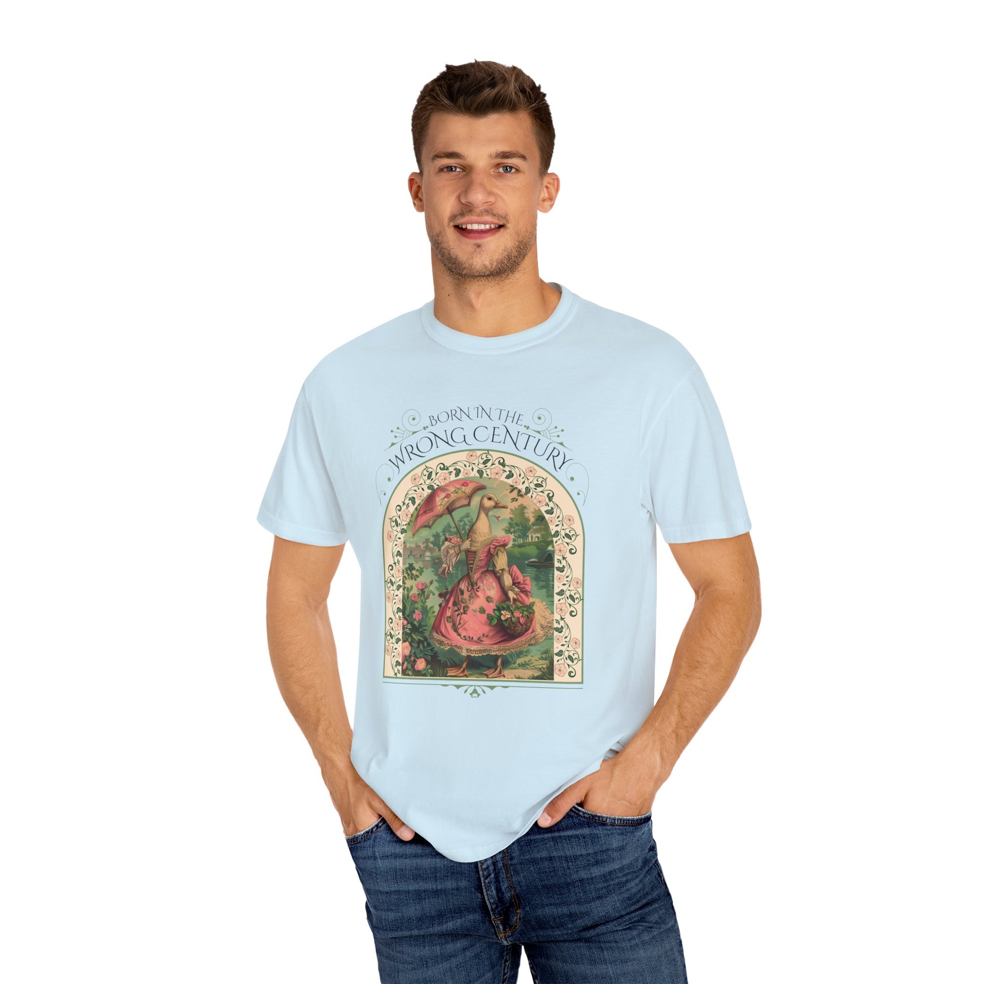 Historical Romance Reader TShirt Gift For Regency Victorian Period Goose Lover Shirt Regency Romance Book Gift For Her Vintage Goose Design T-Shirt Printify   