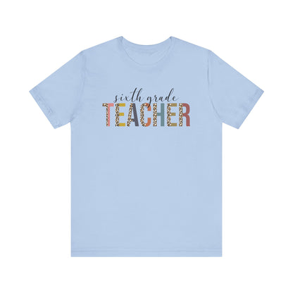 Cute Teacher TShirt Gift, Education Tee, Elementary School Teacher Appreciation, Funny Back To School Shirt, Teacher T-Shirt, Teacher Tee, T-Shirt Printify Baby Blue XS 