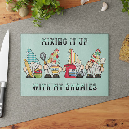 Charcuterie Board, Cute Gnome Cutting Board, House Warming, Wedding, Shower, Host Gift, Gift for Mom, Grandma, Chopping or Serving Board, Home Decor Printify   