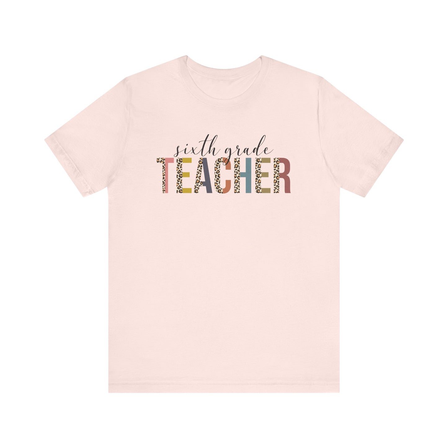 Cute Teacher TShirt Gift, Education Tee, Elementary School Teacher Appreciation, Funny Back To School Shirt, Teacher T-Shirt, Teacher Tee, T-Shirt Printify Soft Pink XS 