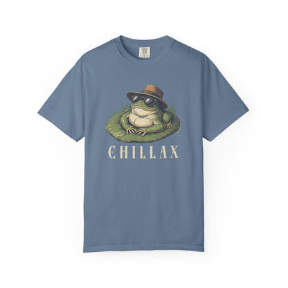 Funny Frog T-Shirt Retro Vibes Froggy Meme Shirt Vintage Frog And Toad Aesthetic Frog Lover Gift For Her Birthday Viral Trendy Shirt T-Shirt Printify Blue Jean S