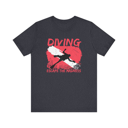 Scuba Diving Gift, Scuba Diving Shirt, Scuba Diver Gift, Diver TShirt, Gifts For Scuba Divers, Ocean Scuba Diving Shirt, Ocean Life Gear T-Shirt Printify Heather Navy XS 