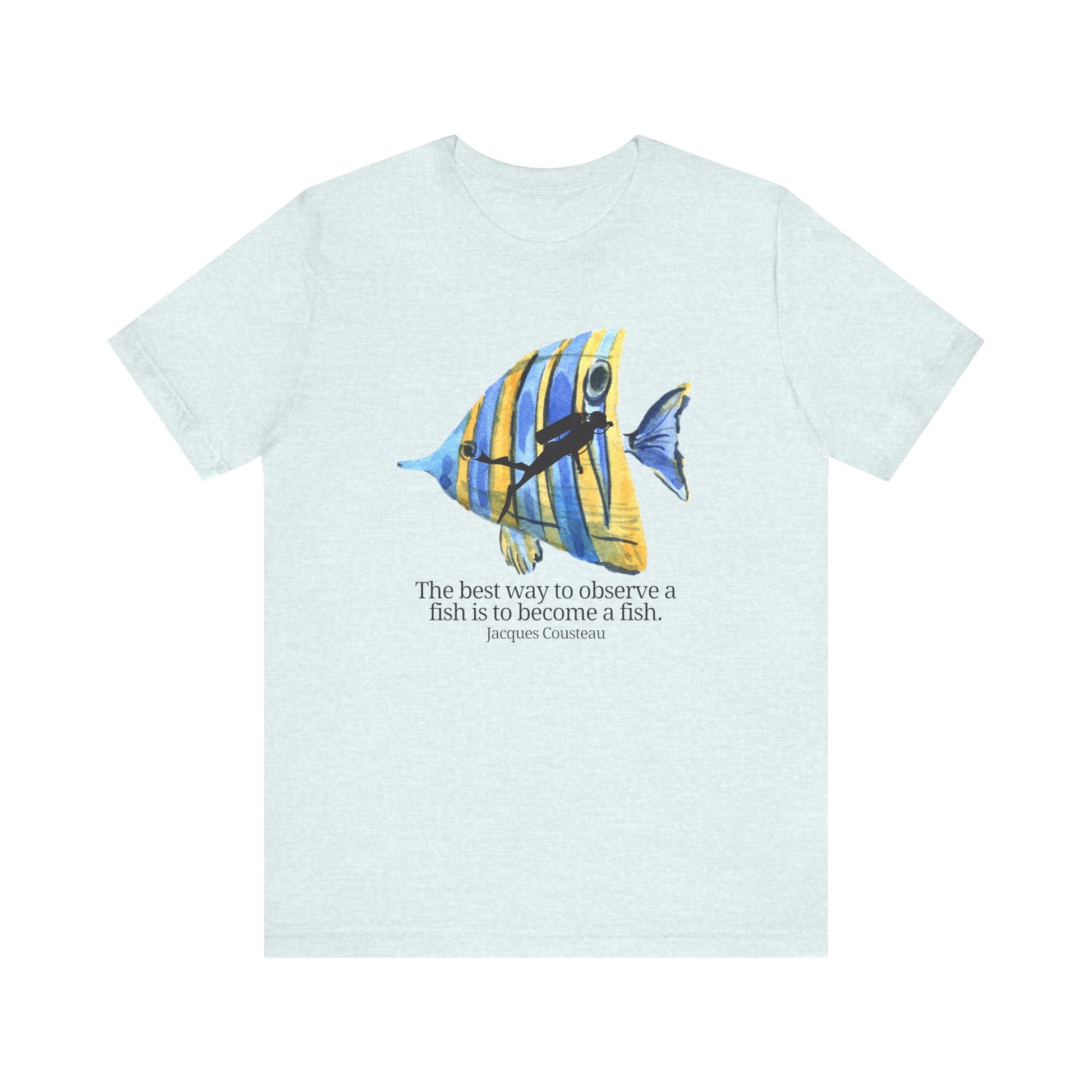 Scuba Diving Gift, Scuba Diving Shirt, Scuba Diver Gift, Diver TShirt, Gifts For Scuba Divers, Ocean Scuba Diving Shirt, Funny Diving Shirt T-Shirt Printify Heather Ice Blue XS 