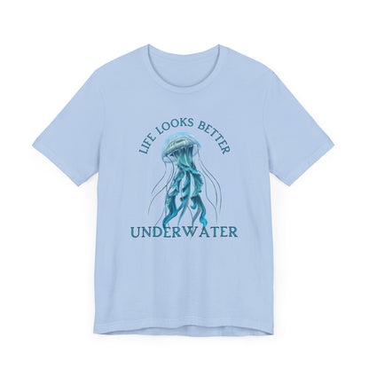 Scuba Diving Gift, Snorkel Tee, Scuba Diving Shirt, Scuba Diver Gift, Ocean Lover TShirt, Gifts For Scuba Divers, Diving Shirt Water Fun Te T-Shirt Printify   