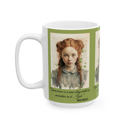 Anne Of Green Gables Mug, Lucy Maud Montgomery, Cottagecore, Tea, Coffee, Reader Literary Bookclub Book Lover Gift, Anne With An E, Avonlea Mug Printify   