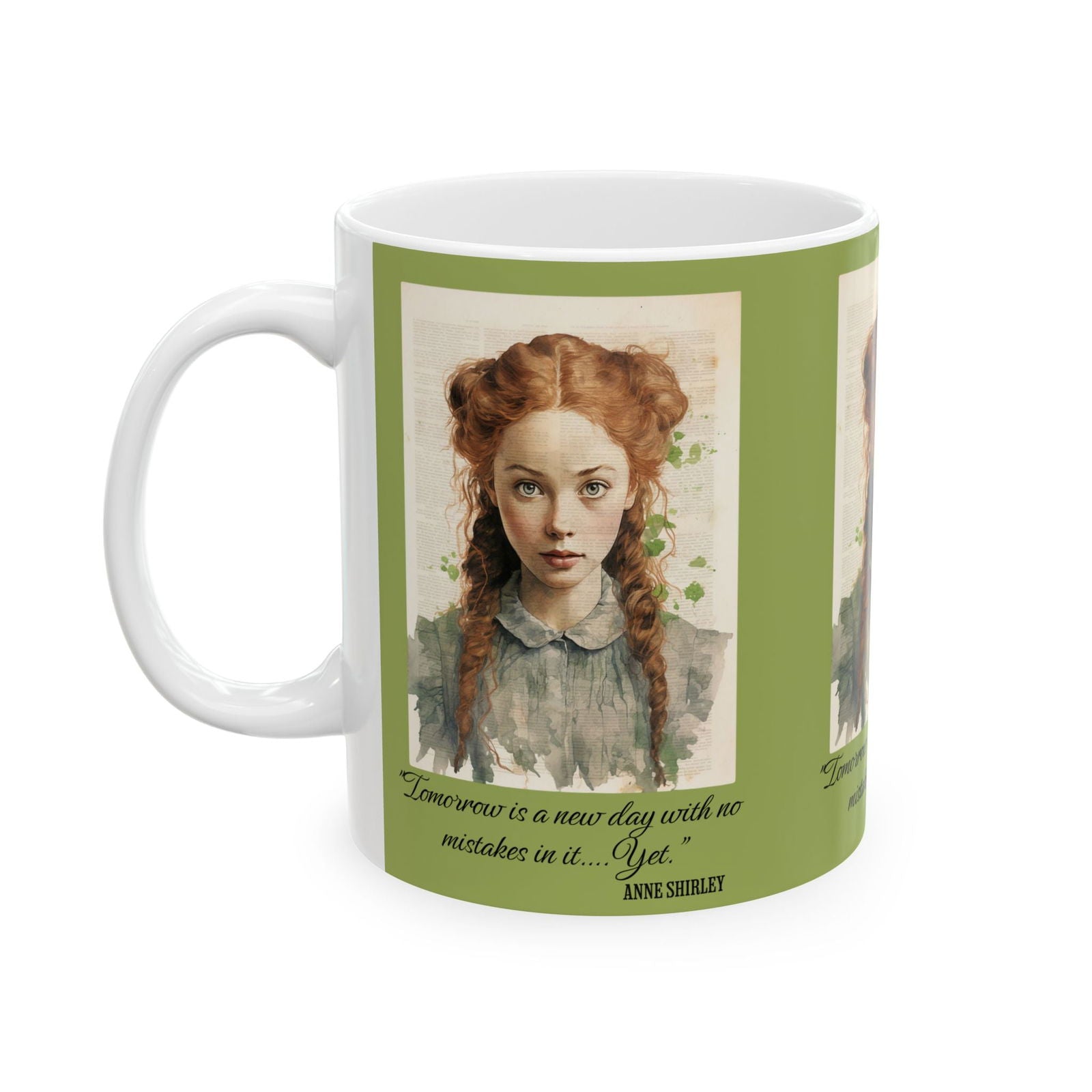 Anne Of Green Gables Mug, Lucy Maud Montgomery, Cottagecore, Tea, Coffee, Reader Literary Bookclub Book Lover Gift, Anne With An E, Avonlea Mug Printify   