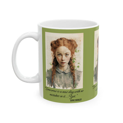 Anne Of Green Gables Mug, Lucy Maud Montgomery, Cottagecore, Tea, Coffee, Reader Literary Bookclub Book Lover Gift, Anne With An E, Avonlea Mug Printify   