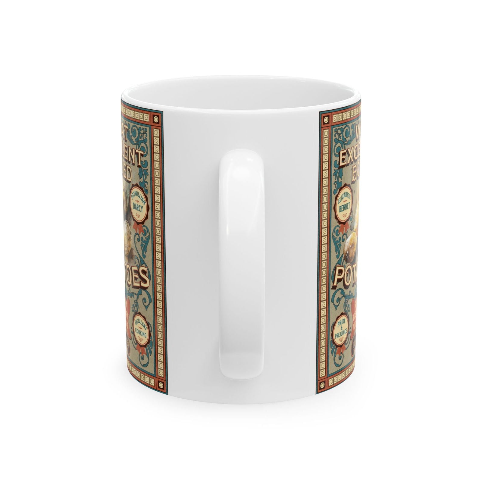 Boiled Potatoes Coffee Mug Funny Pride And Prejudice Gift Mr Collins Bookish Literary Gift For Jane Austen Gift Darcy Elizabeth Bennet Gift Mug Printify   