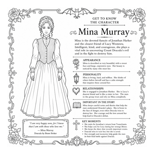 Dracula: The Complete Gothic Story Colouring Book