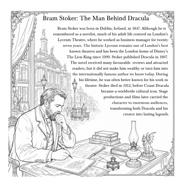 Dracula: The Complete Gothic Story Colouring Book