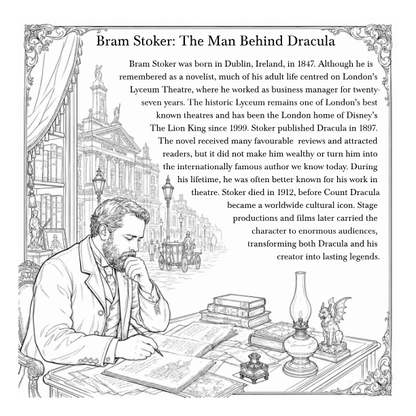 Dracula: The Complete Gothic Story Colouring Book