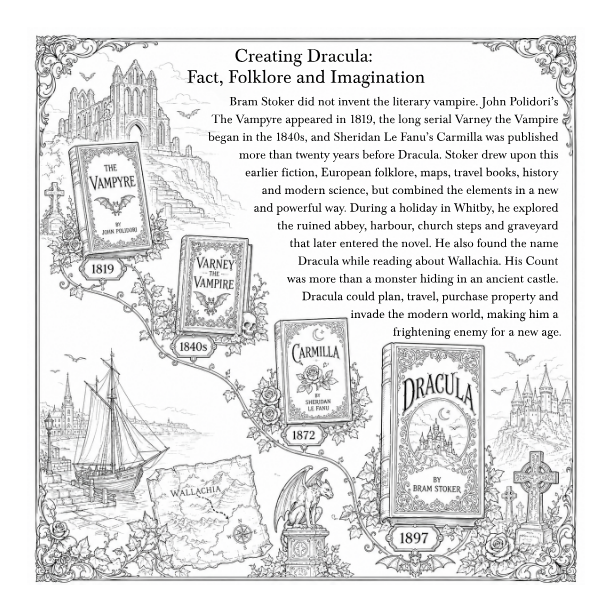 Dracula: The Complete Gothic Story Colouring Book