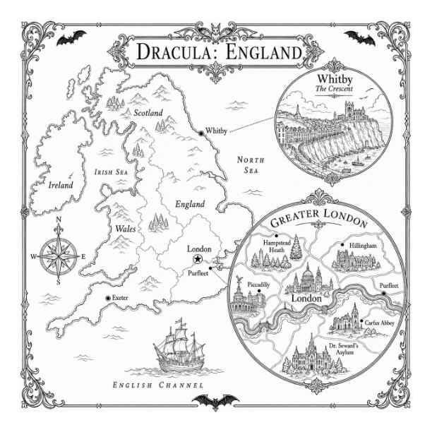 Dracula: The Complete Gothic Story Colouring Book