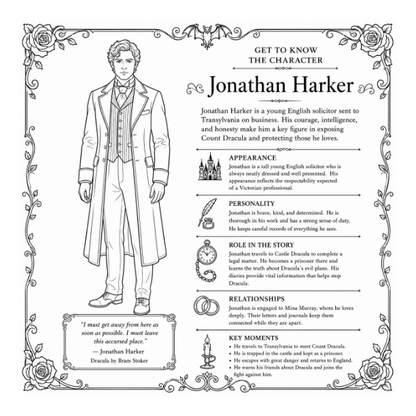 Dracula: The Complete Gothic Story Colouring Book