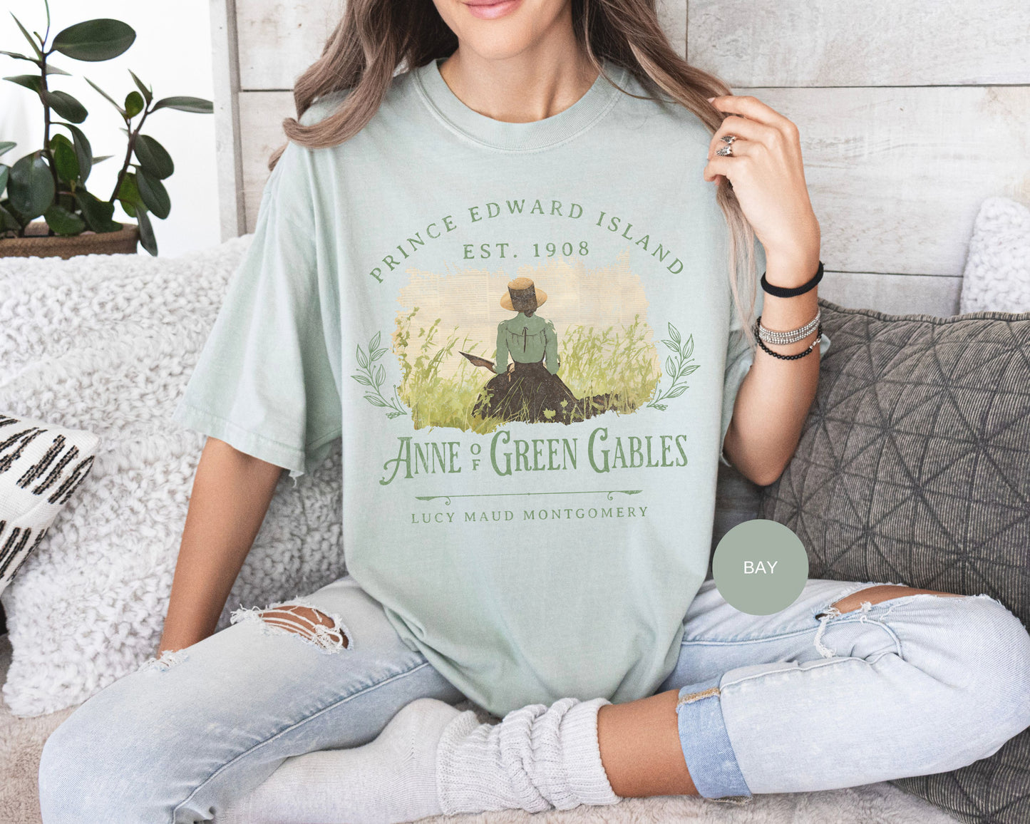 Charming Anne of Green Gables Unisex T-Shirt, Vintage Literary Tee, Gift for Book Lovers, Classic Literature Apparel, Summer Casual Wear T-Shirt Printify   