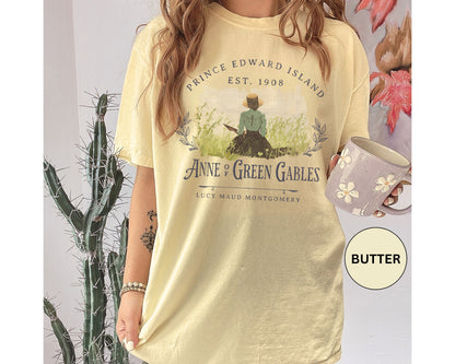 Charming Anne of Green Gables Unisex T-Shirt, Vintage Literary Tee, Gift for Book Lovers, Classic Literature Apparel, Summer Casual Wear T-Shirt Printify   