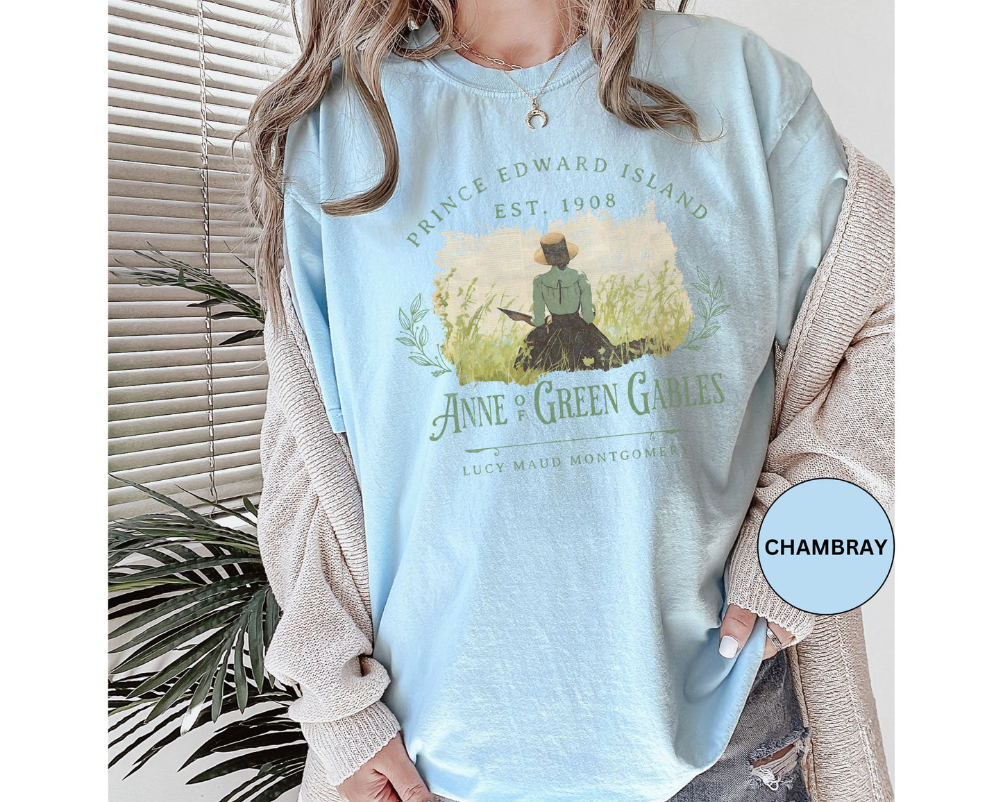 Charming Anne of Green Gables Unisex T-Shirt, Vintage Literary Tee, Gift for Book Lovers, Classic Literature Apparel, Summer Casual Wear T-Shirt Printify   