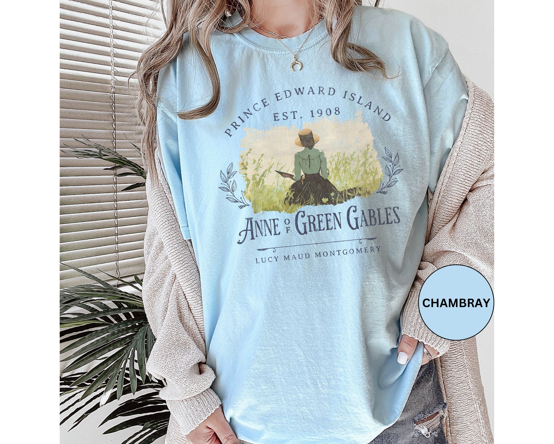 Charming Anne of Green Gables Unisex T-Shirt, Vintage Literary Tee, Gift for Book Lovers, Classic Literature Apparel, Summer Casual Wear T-Shirt Printify   