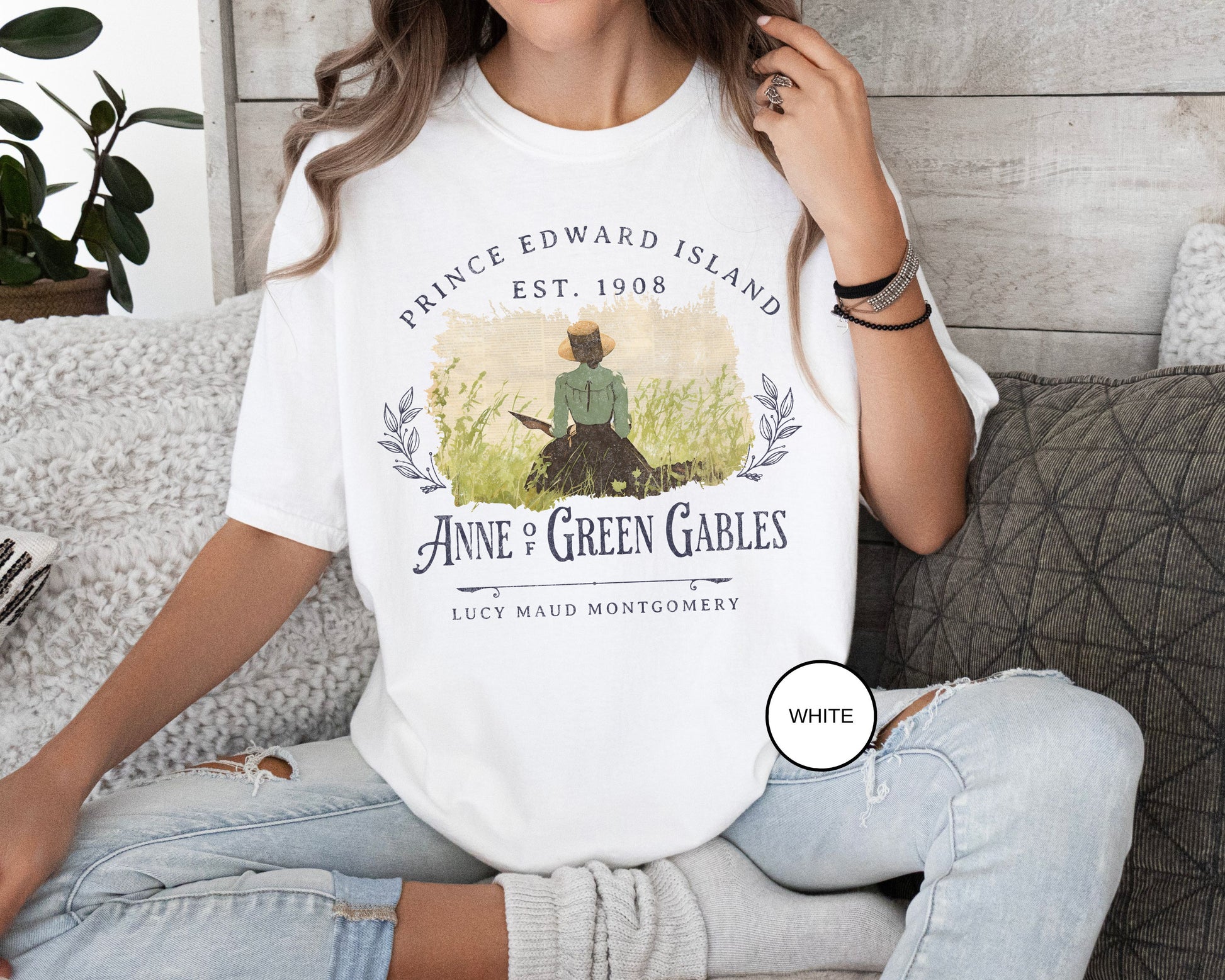 Charming Anne of Green Gables Unisex T-Shirt, Vintage Literary Tee, Gift for Book Lovers, Classic Literature Apparel, Summer Casual Wear T-Shirt Printify   