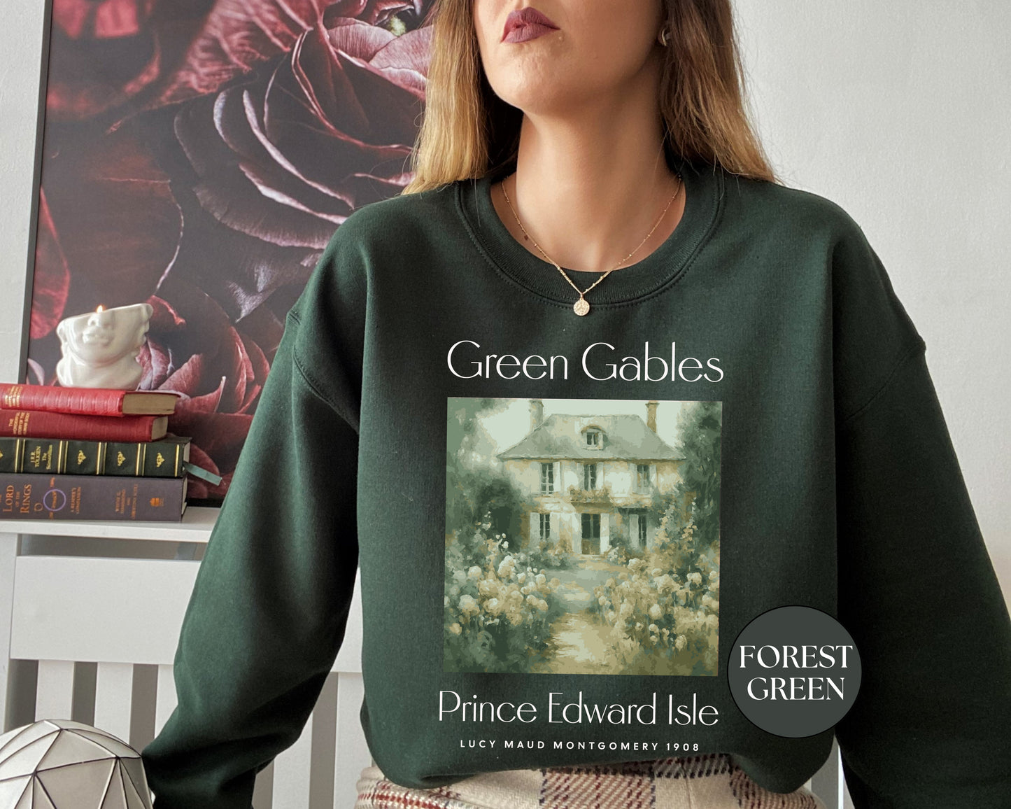 Anne Of Green Gables Sweatshirt Gift For Green Gables Fan Anne With An E Anne Shirley Prince Edward Island Gift For Book Lover Bookish Gift Sweatshirt Printify   