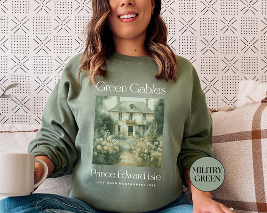 Anne Of Green Gables Sweatshirt Gift For Green Gables Fan Anne With An E Anne Shirley Prince Edward Island Gift For Book Lover Bookish Gift Sweatshirt Printify   