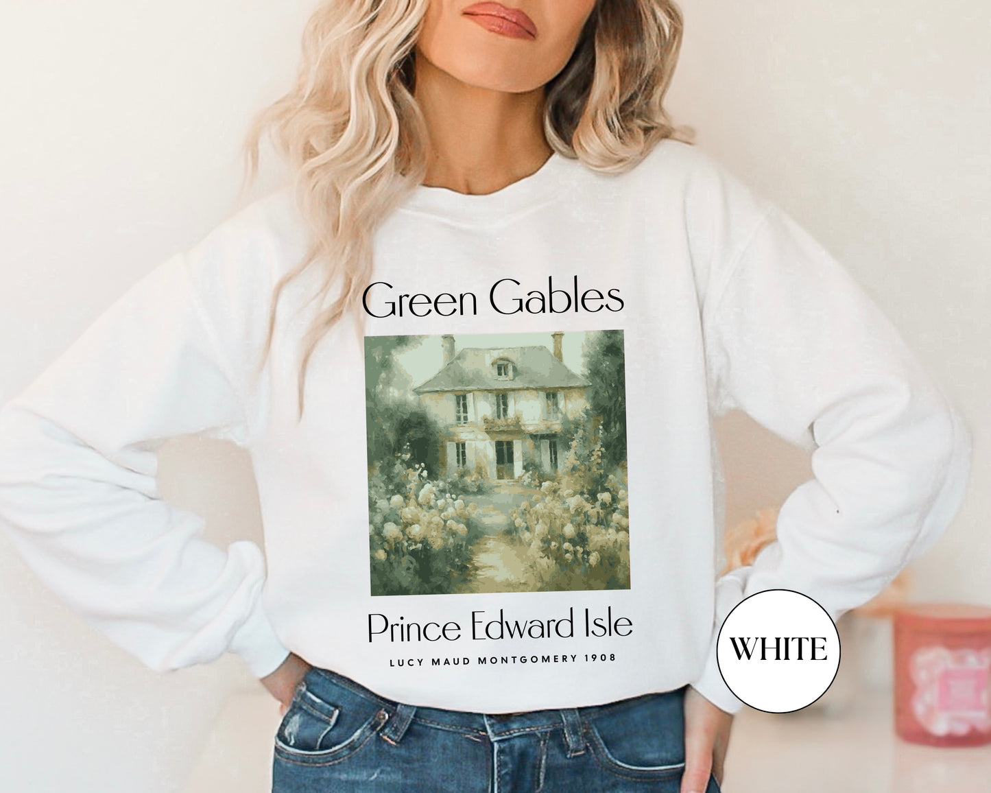 Anne Of Green Gables Sweatshirt Gift For Green Gables Fan Anne With An E Anne Shirley Prince Edward Island Gift For Book Lover Bookish Gift Sweatshirt Printify   